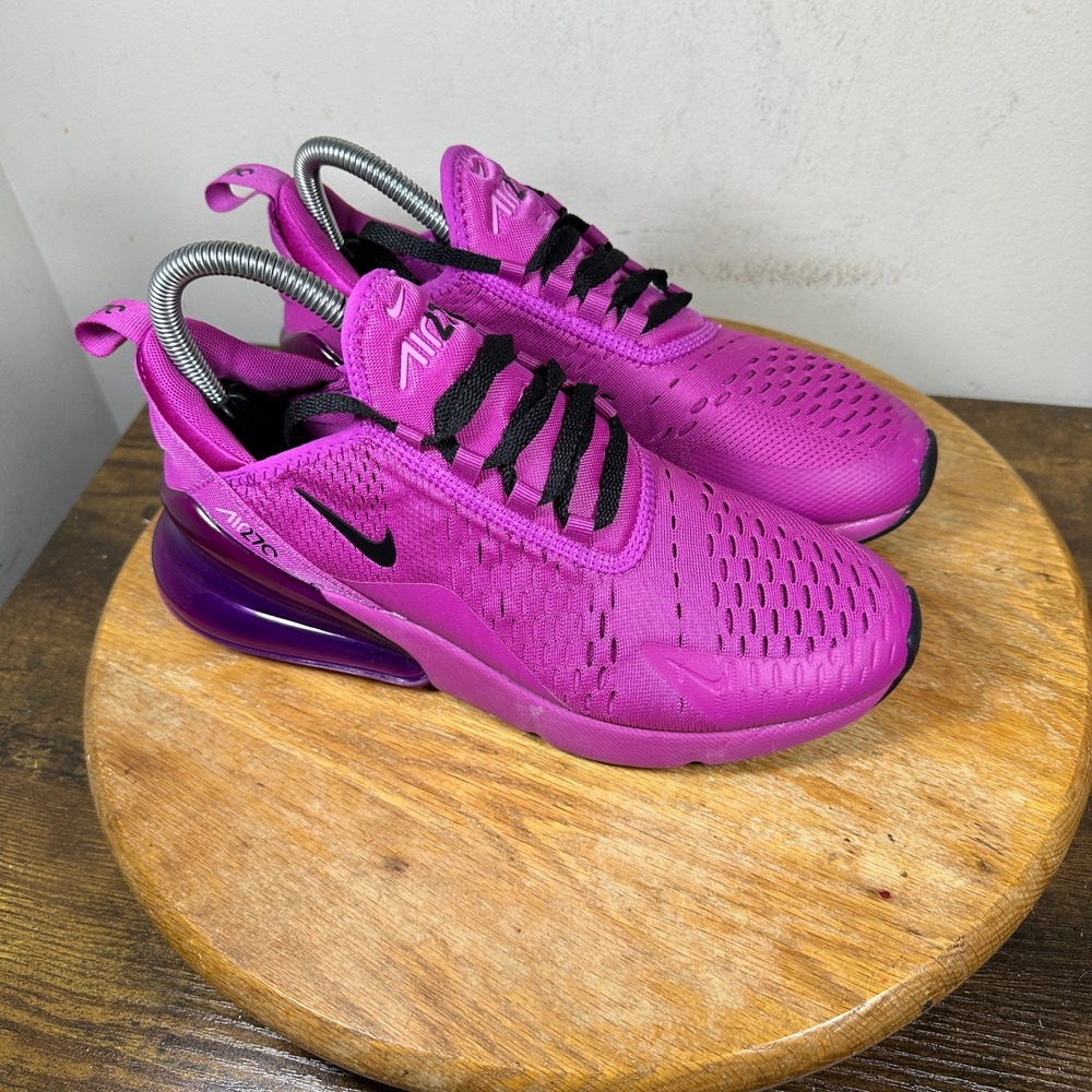 Nike Air Max 270 Womens Fuchsia Purple Sneakers AH6789-501 Size 7.5